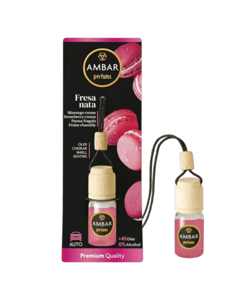 AMBAR PERFUMS STRAWBERRY CREAM CAR AIR FRESHENER
