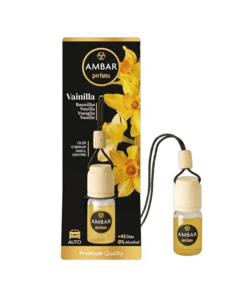 AMBAR PERFUMS VANILLA CAR AIR FRESHENER
