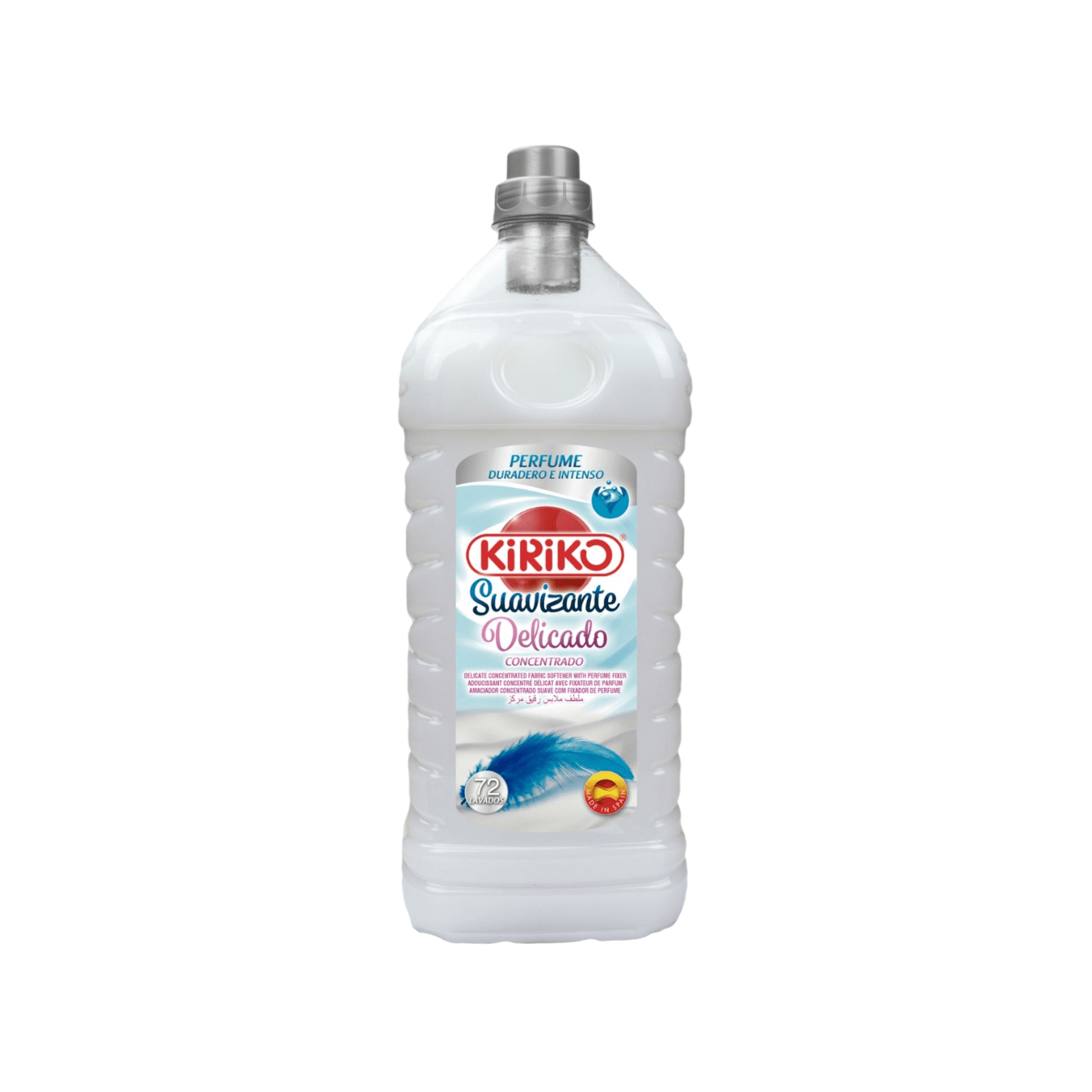 KIRIKO DELICATE CONCENTRATED FABRIC SOFTENER WITH MICROCAPSULES 2L – 72 WASH