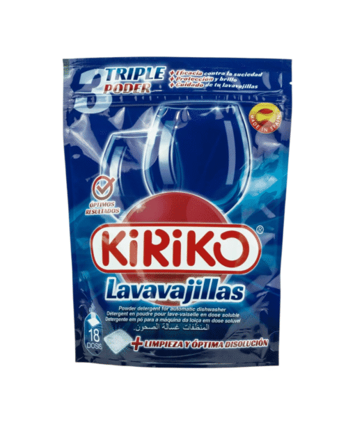 KIRIKO DISHWASHER DETERGENT PODS 18 UNITS