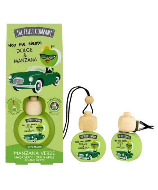 THE FRUIT COMPANY GREEN APPLE CAR AIR FRESHENER