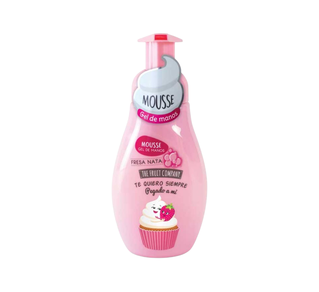 THE FRUIT COMPANY STRAWBERRY & CREAM HAND SOAP IN MOUSSE FORMAT 250ML